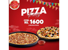 Bites 4 Delight Pizza Party Deal 2 For Rs.1600/-